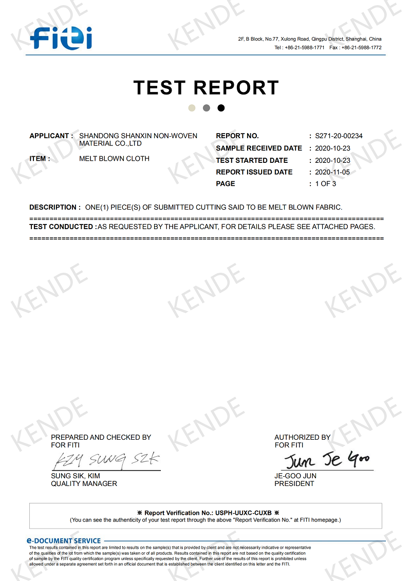 FITI PENETRATION BS EN 143:2000, PARAFFIN OIL